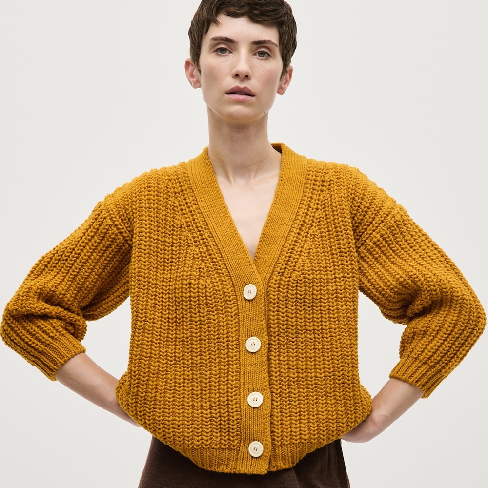 Babaà cardigan no. 19 mini in Ochre